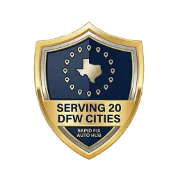 RapidFixAutoHub Serving 20 DFW Cities brand mark